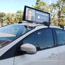 Double-Sided P2.5mm Taxi Top LED Display for HD Advertising with GPS